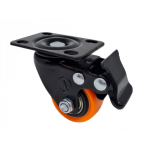 RODIZIO 1.5/8 - PLACA - COM FREIO